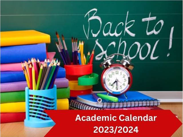Agape Christian School Academic Calendar