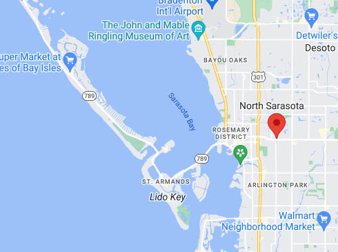 Location of Agape Christian School Sarasota