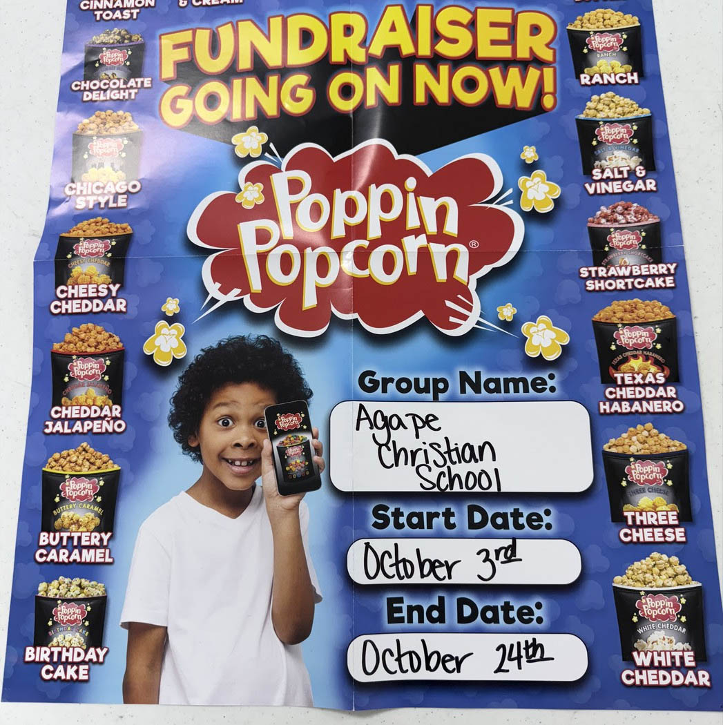 Agape Christian School Sarasota - Fundraiser October 2025